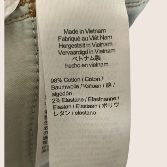 👖 SZ 29 JCREW REIMAGINED LIGHT WASH CLASSIC STRAIGHT FAIR TRADE JEANS - Picture 6 of 9